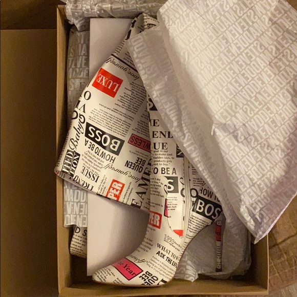 COPY - Steve Madden thigh high white multi Boot - Picture 3 of 3